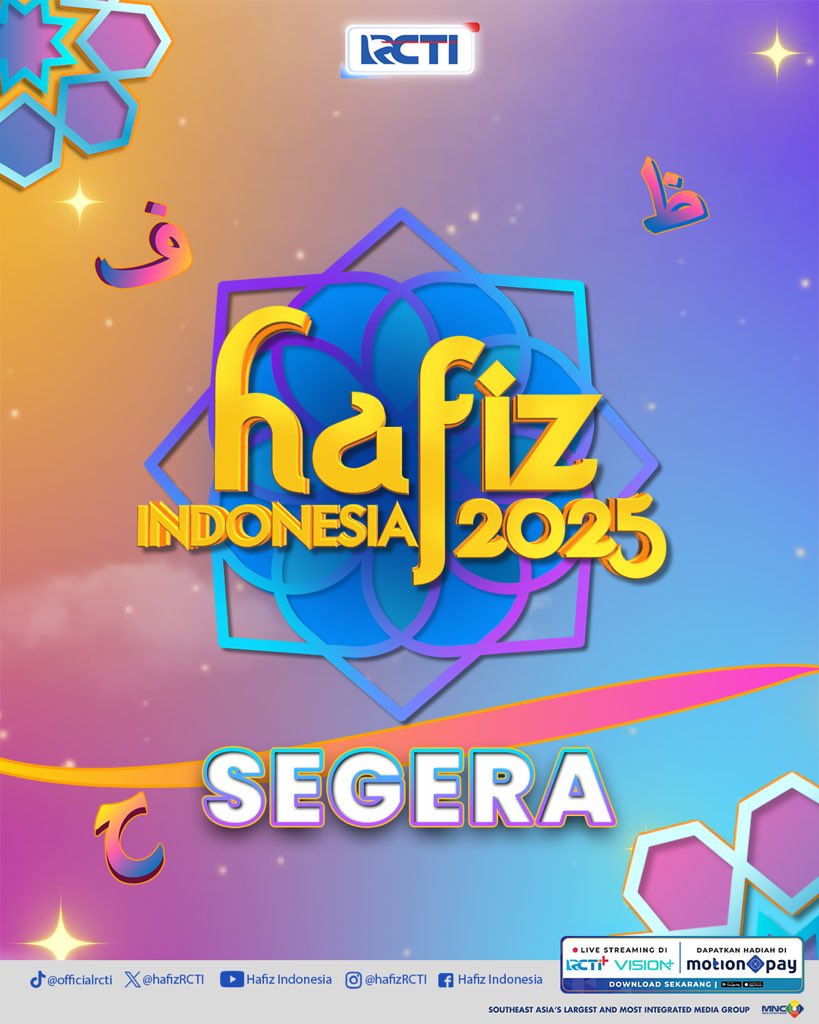 Assalamualaikum wr.wb.

Sahabat Hafiz Indonesia, gimana nih kabar kalian?

Sudah siapkah untuk menyambut Hafiz Indonesia 2025?

SEGERA di RCTI!
#HafizIndonesia #HafizIndonesia2025 #RCTI