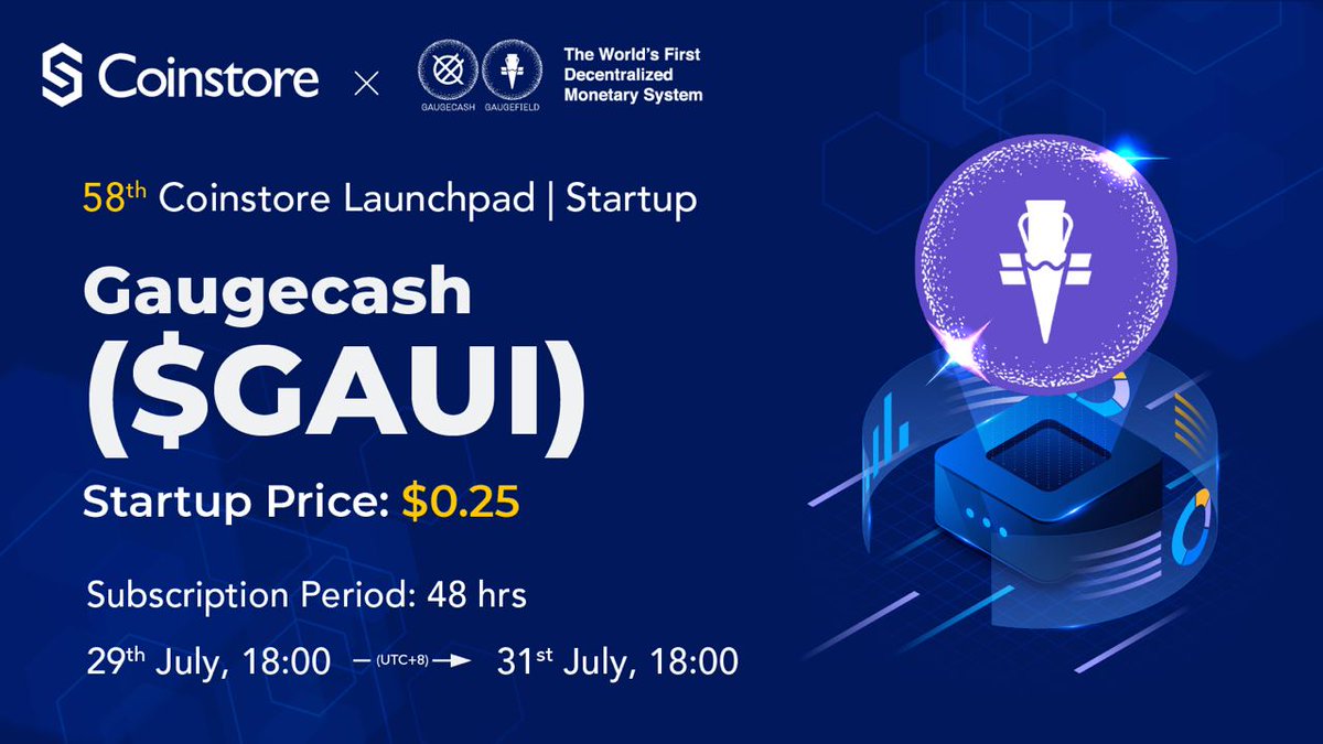 DeFiFemmeX's tweet photo. The clock is ticking! Subscribe to @GAUGECASH $GAUI on @CoinstoreExc, before time runs out.
π°50% discount on trading fees & $20 Futures Bonus.
11,890 tickets
Each 152 USDT.
Whitelist:https://t.co/ns1IjHrQam
Info:https://t.co/l99DmqJgJT
#GAUI #Launchpad #Whitelist #Coinstore https://t.co/LUOYSP6uMa