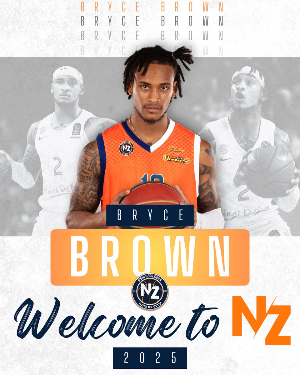 וולקאם, ברייס 🧡
פיינליסט היורוקאפ ברייס בראון (27, 1.91) מגיע לנס ציונה >>> ironinz.com/news?NewsId=32…