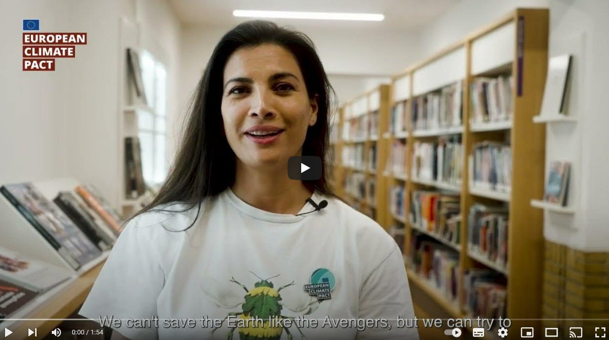 𝐖𝐡𝐚𝐭 𝐢𝐬 𝐲𝐨𝐮𝐫 𝐥𝐞𝐯𝐞𝐫𝐚𝐠𝐞 𝐟𝐨𝐫 𝐜𝐡𝐚𝐧𝐠𝐞? Ambassadeurs van European Climate Pact weten het wel! Op @Shirtjesdag, de zomerse energiebesparingscampagne, werd deze vraag voorgelegd. Zie het filmpje. youtube.com/watch?v=P1NLz2… 
#MyWorldOurPlanet #EUClimatePact