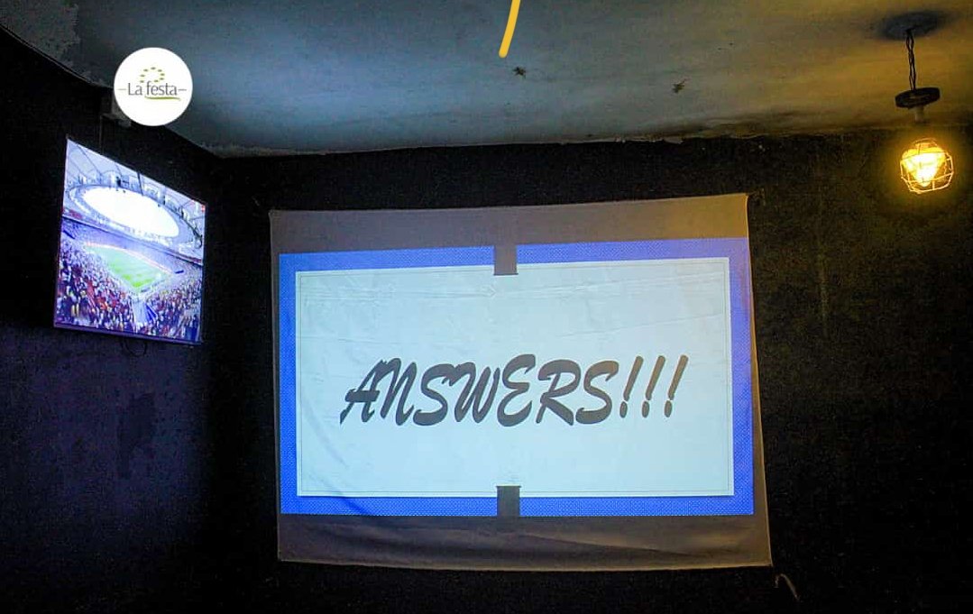 🎉 Gather your team and get ready for an exciting quiz night at La festa Bar and Lounge! Challenge your brain, compete for prizes, and enjoy a lively atmosphere. 
Reservations: 0771374348 / 0702652460 #QuizMasterRoger #TeamTrivia #WinBig
#PreviouslyON #QuizNight 👇🏿 🔥