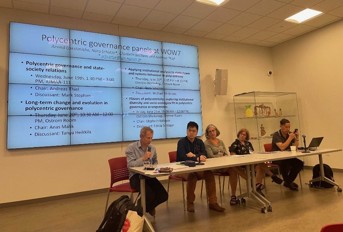 BONEX (@bonex_eu) on Twitter photo 🌍 Exciting times at <a href="/Ostrom_Workshop/">Ostrom Workshop</a>! Andreas Thiel & Nora Schütze presented the #BONEX project, exploring the #WEFENexus in Portugal 💧⚡🌾🌳.
Honoring Elinor Ostrom's legacy while sparking new ideas in governance and sustainability!
Read more ➡️cutt.ly/4ezybRYc 🌍 Exciting times at <a href="/Ostrom_Workshop/">Ostrom Workshop</a>! Andreas Thiel & Nora Schütze presented the #BONEX project, exploring the #WEFENexus in Portugal 💧⚡🌾🌳.
Honoring Elinor Ostrom's legacy while sparking new ideas in governance and sustainability!
Read more ➡️cutt.ly/4ezybRYc