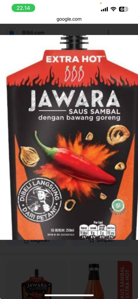 bridgerich843's tweet photo. ジャカルタに来てるんですが、どこを探してもこのJawara Said Sambalが売ってない、、、
どこか売ってるのをご存知の方教えてください！ https://t.co/XcRFhPZF0H