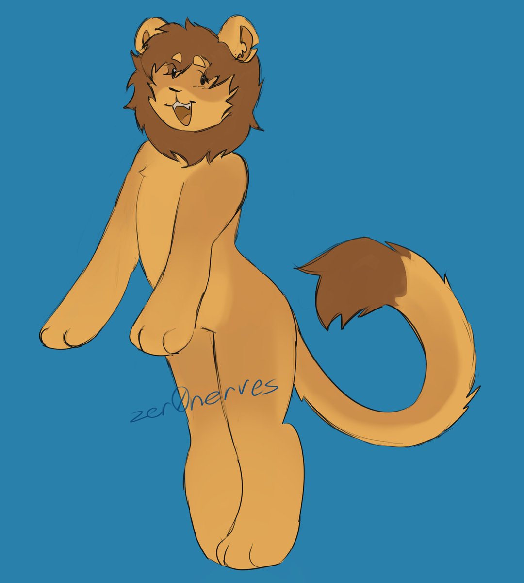 zer0nerves's tweet image. old art i forgot to post🐱
#furry #furryart