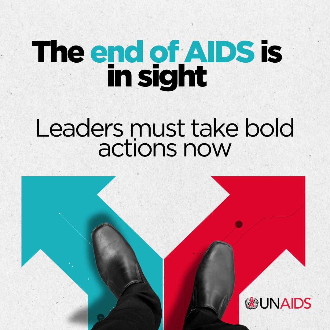 UNAIDS's tweet image. Now is the time to invest &amp;amp; build a sustainable response for decades to come.

The HIV response must evolve into a sustainable, integrated foundation of health and social services, placing communities and human rights at the centre.​ #GlobalAIDSUpdate2024​
crossroads.unaids.org