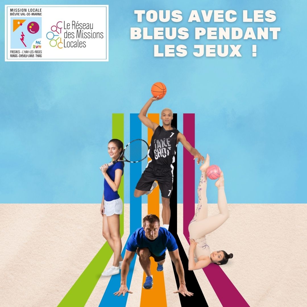 🏅✨ Allez les Bleus ! La Mission Locale Bièvre Val de Marne est à fond derrière vous pour les JO ! Faites-nous rêver, on croit en vous ! 🇫🇷💪 #TeamFrance #JO2024 #MissionLocaleBVM