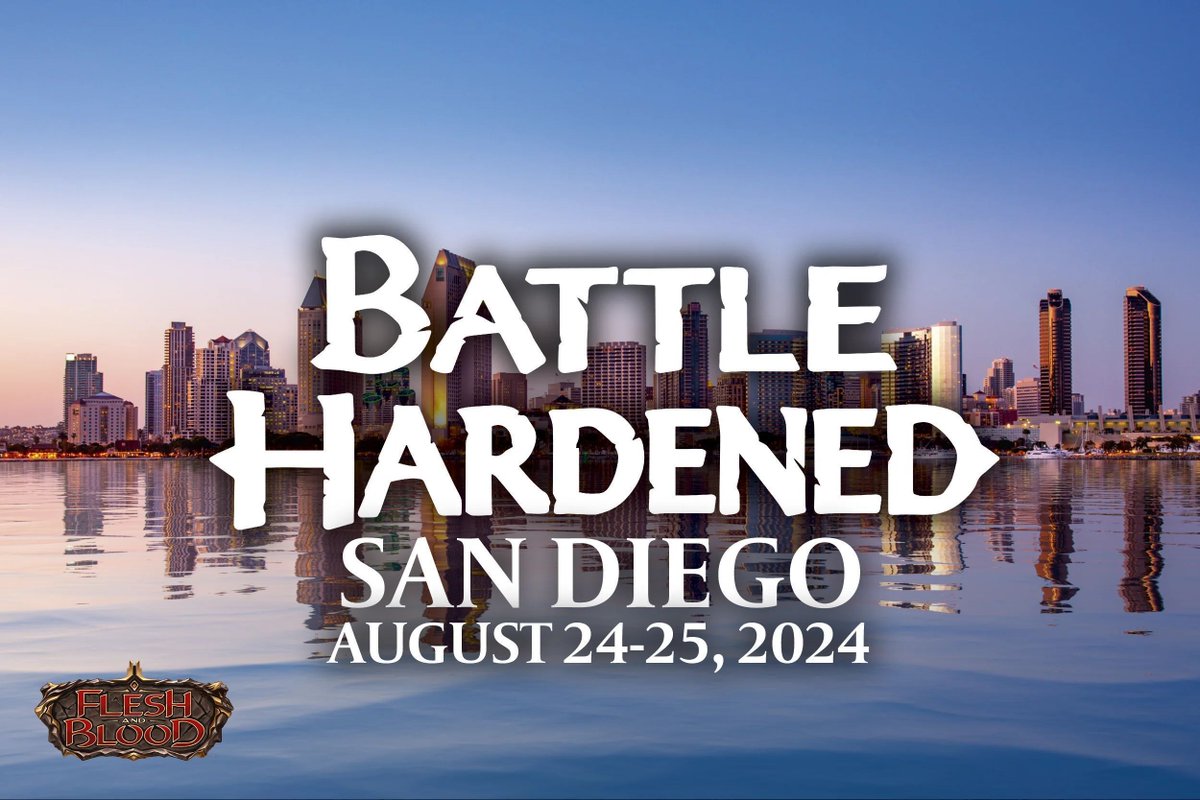 fabtcg's tweet image. Get ready for Battle Hardened: San Diego!

⚔️ Gold Foils 
⚔️ PTIs 
⚔️ $2000 USD up for grabs! 

age.events/pages/battle-h…