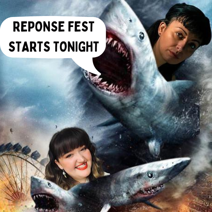 Alphabetti's tweet image. Tonight, tomorrow and Friday, we are hosting 3 response pieces to SHARKNADO! The cult classic is so bad it's good, but the artists responding to it are just good... Don't miss out! 
alphabettitheatre.co.uk/reactionfest