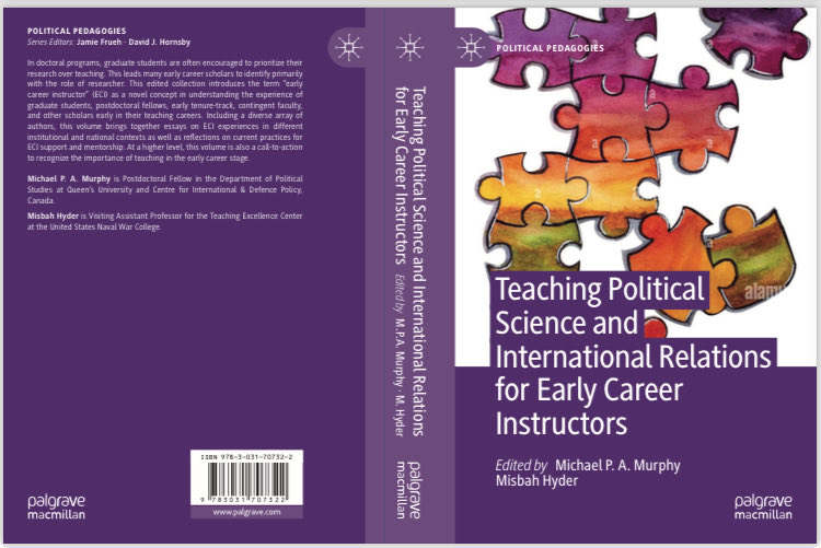 Michael Murphy (@__michaelmurphy) on Twitter photo We have a cover, folks! Coming soon, the collection âTeaching Political Science and International Relations for Early Career Instructors,â edited with âŠ<a href="/misbah_hyder/">Dr. Misbah Hyder</a>â©
Thanks to all of our wonderful contributors!
link.springer.com/book/978303170⊠We have a cover, folks! Coming soon, the collection âTeaching Political Science and International Relations for Early Career Instructors,â edited with âŠ<a href="/misbah_hyder/">Dr. Misbah Hyder</a>â©
Thanks to all of our wonderful contributors!
link.springer.com/book/978303170âŠ