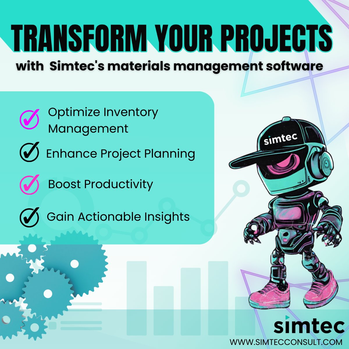 simtecCONSULT's tweet photo. 😴Tired of project delays and budget overruns due to poor material management? Simtec’s Materials Management Software is here to tackle your biggest pain points. #DigitalConstruction #ConstructionManagement #CostSavings #Simtec #MaterialsManagement https://t.co/0Q1K7JADq5