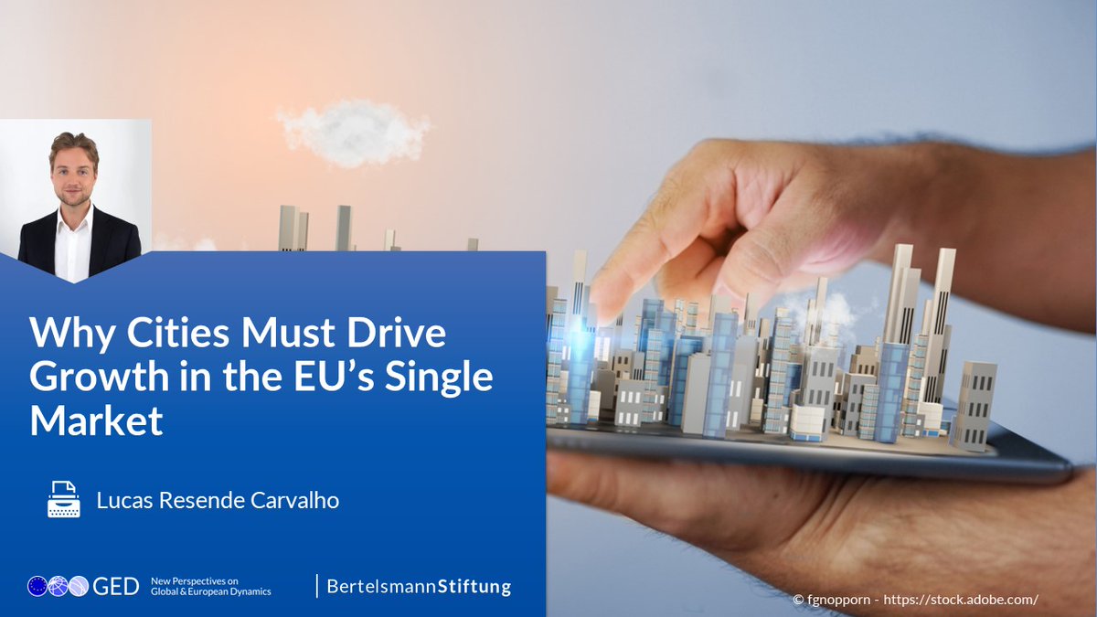 Can cities be supported to drive growth in the #EU #SingleMarket? 

To do so, <a href="/lucas_res_car/">Lucas Carvalho</a>, <a href="/SanderTordoir/">Sander Tordoir</a> &amp; <a href="/JohnSpringford/">John Springford</a> recommend focusing on: 

🚆Improved transport links 
🏙️Increased city density
⚡️Improved energy efficiency and electrification

globaleurope.eu/europes-future…