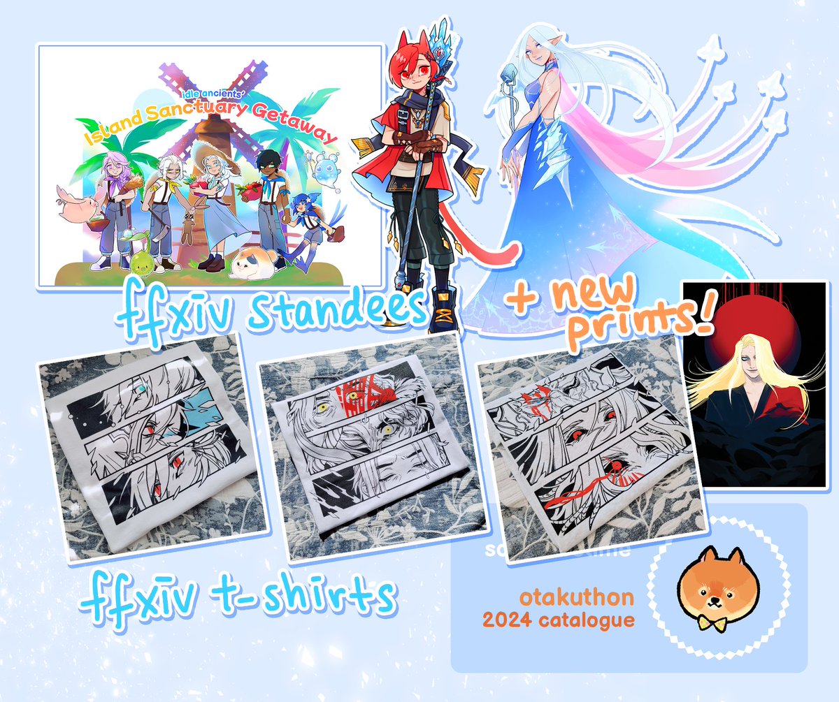 I'll be tabling at #otakuthon2024 with @pommancy as SOY&amp;POM!!! 🐶🍅

I'll have mostly the same merch, with a few new additions (low-poly grape, some DT charms, a kingdom hearts fanart book!!). come find us! we're by the washrooms please wash ur hands after using............. 