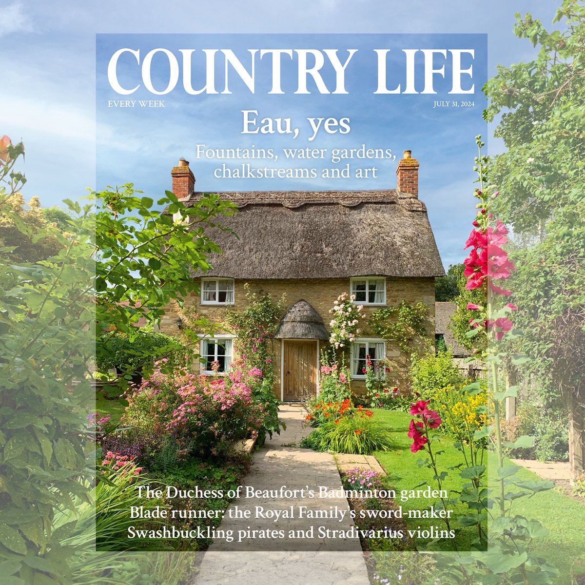 Did you know that Britain has its own Great Barrier Reef? That a country house in Gloucestershire has a 300ft fountain? Or that Loch Ness holds more water than all the lakes in England and Wales? All in this week's watery special of Country Life
#countrylife #countrylifemagazine