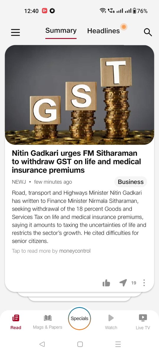 Appreciated, this should be withdrawn as this taxation is directly linked to common man's life.