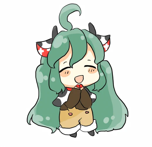 【#犬飼さんの毎日ミニキャラ】 2022年の犬飼さんお誕生会告知用イラスト(のミニキャラのももちゃんです 