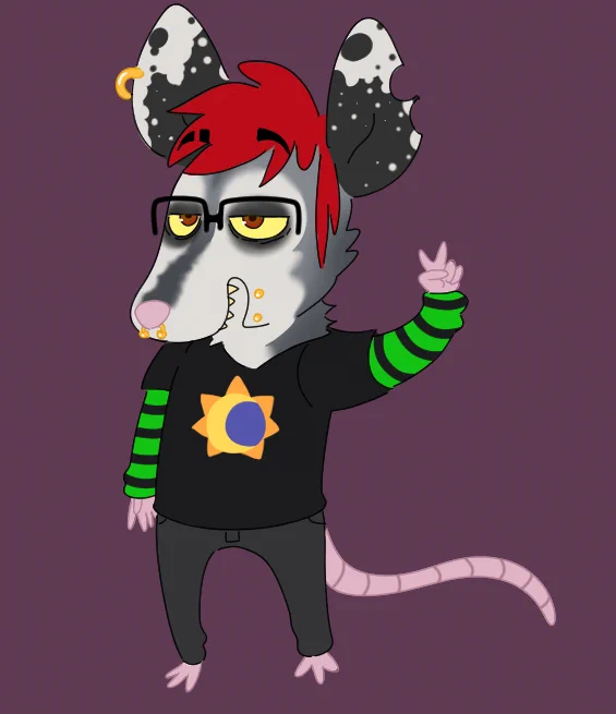 I forgot to show u guys but i finally made a little anthro design that rlly speaks to me 