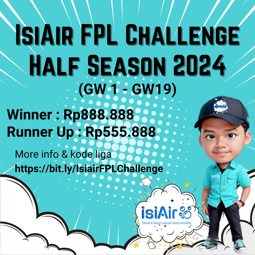hendri martdianto (@lutsqi_chelsdfb) on Twitter photo Berkolaborasi dengan @isiairminum , SPADA meluncurkan kompetisi #FPL x.com/OfficialFPL
- Info dan syarat pendaftaran klik link
bit.ly/IsiairFPLChall…
- LIKE & RT Post ini ya
CC : <a href="/pisangij01/">FPL Liga Pisangijo</a> <a href="/KoFPLI/">Komunitas FPL Indonesia</a>
#isiairFPLchallenge
#saatnyaisiairsekarang
instagram.com/reel/C-FIE-ExZ… Berkolaborasi dengan @isiairminum , SPADA meluncurkan kompetisi #FPL x.com/OfficialFPL
- Info dan syarat pendaftaran klik link
bit.ly/IsiairFPLChall…
- LIKE & RT Post ini ya
CC : <a href="/pisangij01/">FPL Liga Pisangijo</a> <a href="/KoFPLI/">Komunitas FPL Indonesia</a>
#isiairFPLchallenge
#saatnyaisiairsekarang
instagram.com/reel/C-FIE-ExZ…