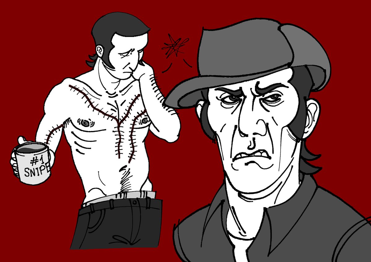 fromcoomcave's tweet photo. Funny stinky man. 

#tf2art #TF2 #TeamFortress2 #TF2fanart #tf2sniper https://t.co/gLrTzgIUb9