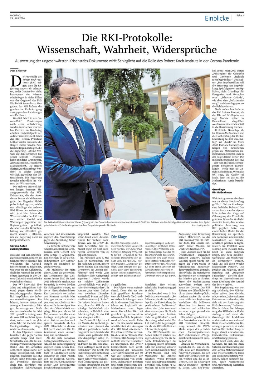 paul_schreyer's tweet image. Hier das Bild der Printausgabe: