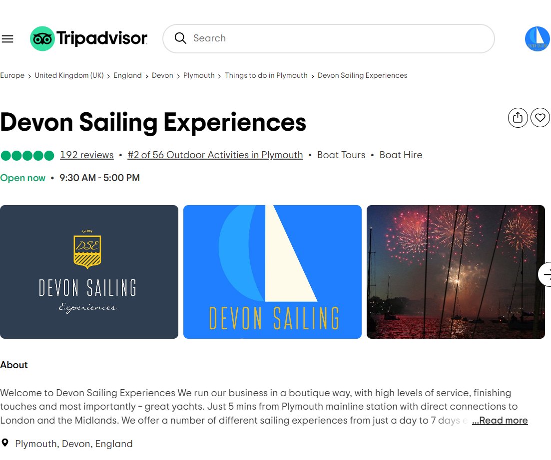DevonSailingExp's tweet image. Not sure whether to book with us? Take a look at our TripAdvisor reviews to help you make a decision.

tripadvisor.co.uk/Attraction_Rev…