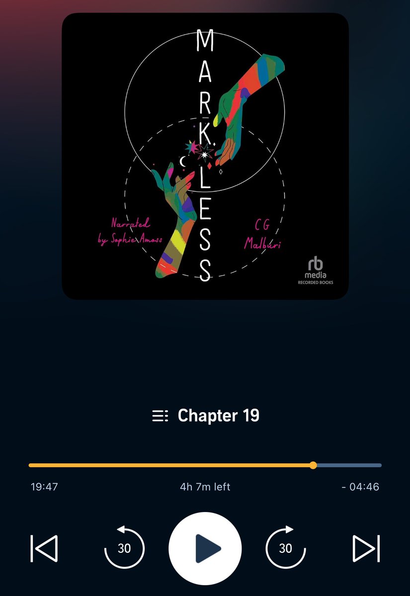 I’m not someone who reads books and barely even listen to audiobooks. But <a href="/CGMalburi/">CG Malburi MARKLESS (July 23!)</a> book is just too good. I’m sad that it’s almost over. So far this is the best part 🤭 #markless