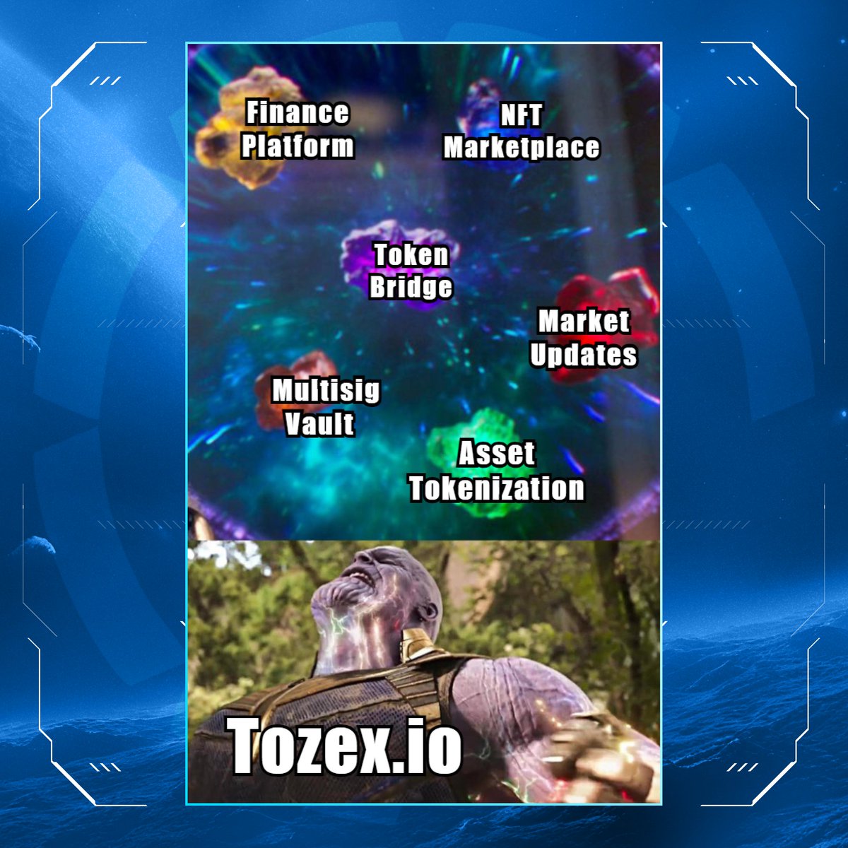 Join the Tozex unlimited #blockchain power! 🌐💪

#Tozex #Tokenzation #DigitalAssets #Tech #Innovation #Meme