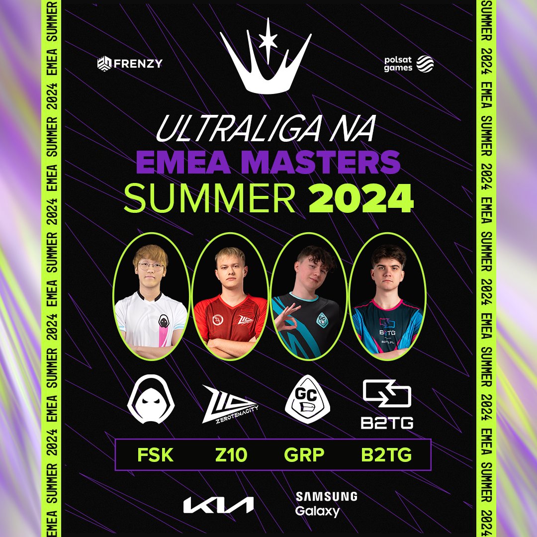 Cztery najlepsze drużyny League of Legends z naszego regionu walczą o międzynarodowe trofeum! 🔥

Kto zdobędzie tytuł mistrza #EMEAMasters? 🏆 Zobacz, jak reprezentanci  <a href="/SamsungPolska/">Samsung Polska</a> Galaxy <a href="/ultraliga/">Ultraliga</a> – <a href="/_ForsakenGG_/">Forsaken</a>, <a href="/Z10_PL/">Z10 Esports (PL)</a>, <a href="/GRP_Esports/">GRP Esports</a> oraz <a href="/Back2TheGamePL/">Back2TheGame</a> – stawiają czoła