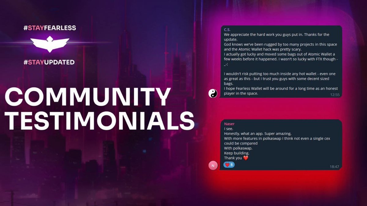 edgakeret's tweet photo. Share Your Testimonials

Your feedback means the world to helps team to improve the product to create an even better experience. Showcase your story and inspire others to embrace their own fearless journey!

#iweb3 #krsuccess https://t.co/Pdompbgoye
