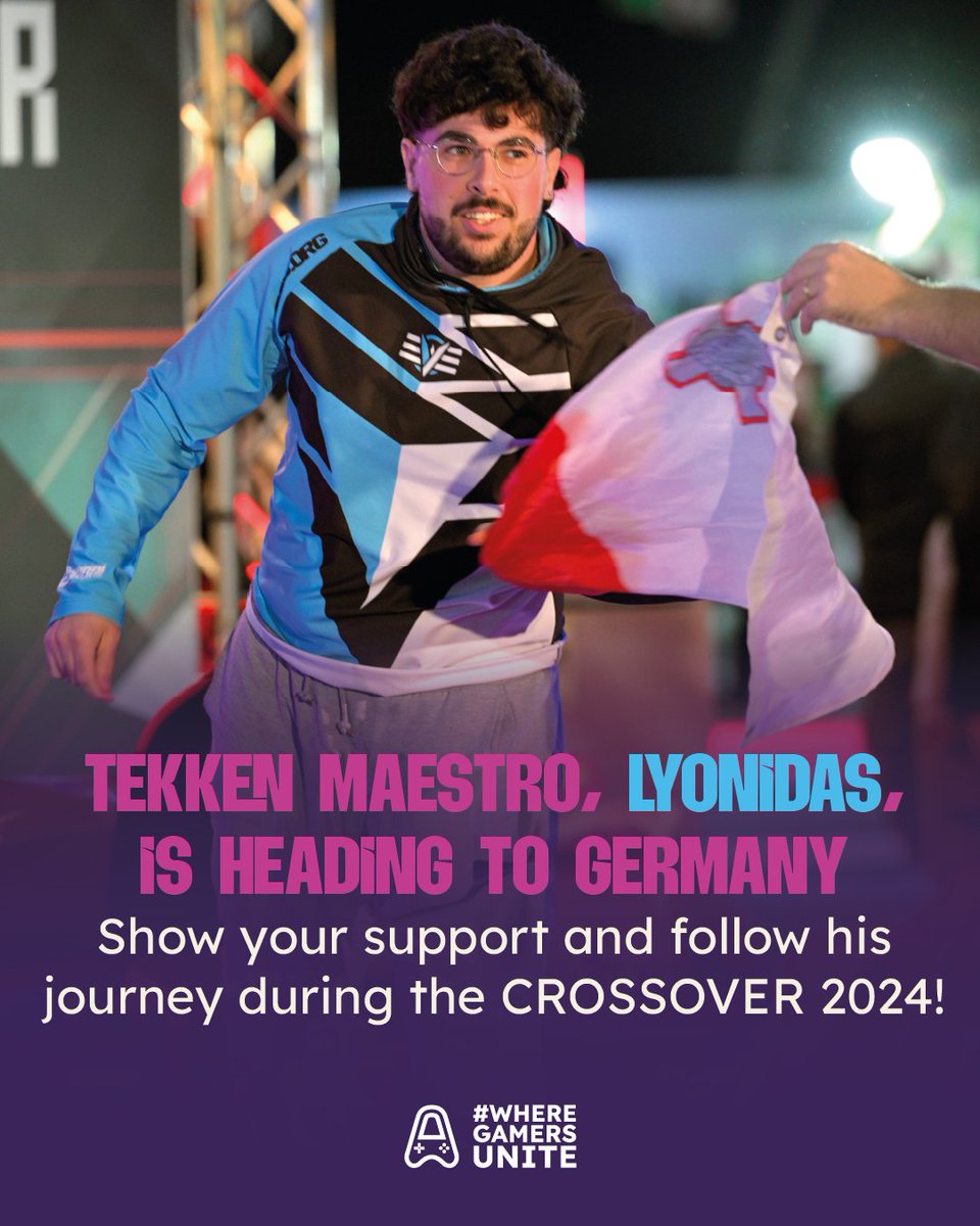 Playcon (@playconmt) on Twitter photo .<a href="/TheLyonidas/">EVE | Lyonidas</a> is heading to Germany to take on the biggest FGC event, Crossover 2024! ๐ฉ๐ช๐ฅ
Show your support and follow for updates ๐ซถ
#tekken8 #fgc #esports #malta .<a href="/TheLyonidas/">EVE | Lyonidas</a> is heading to Germany to take on the biggest FGC event, Crossover 2024! ๐ฉ๐ช๐ฅ
Show your support and follow for updates ๐ซถ
#tekken8 #fgc #esports #malta