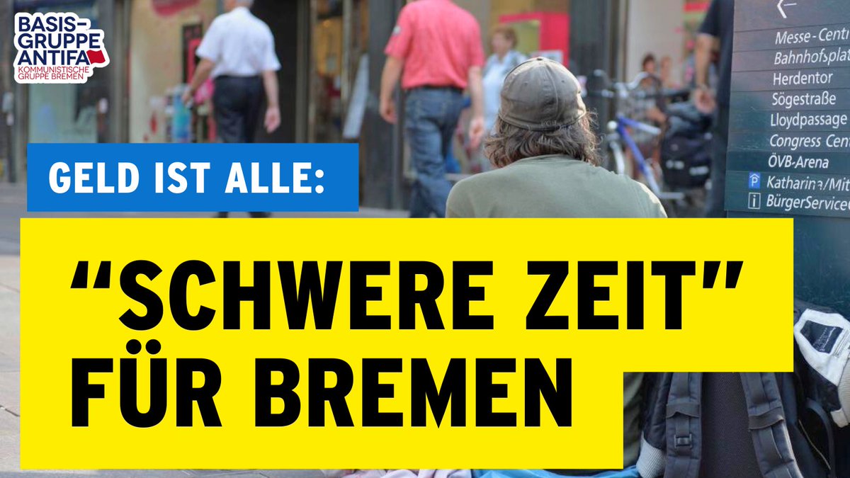 BeeAhBrem's tweet photo. „#Bremen hat eine schwere Zeit“, so formuliert es Bürgermeister Bovenschulte gestern im Lokalfernsehen. „Schwer“ ist dabei eigentlich eine Untertreibung der vielen Krisen mit denen sich der Staat im kleinsten Bundesland aktuell rumschlagen muss. Das #Jobcenter insolvent, (1/8) https://t.co/Pnz7NrrWxo