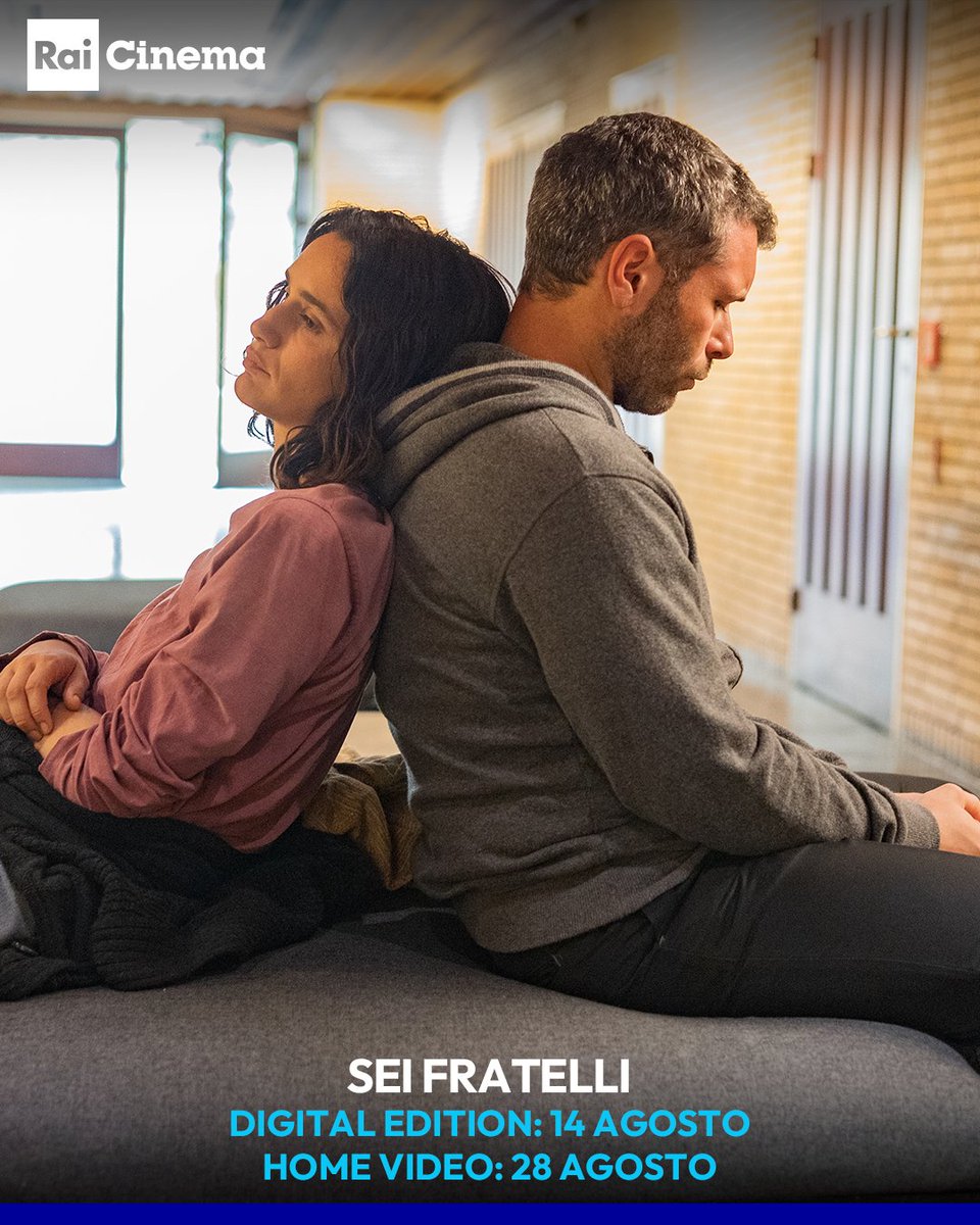 RaiCinema's tweet photo. Agosto = grandi novità! ☀️
Arrivano in Home Video e Digital Download:
🎞 #Gloria! di Margherita Vicario;
🎞 #AnotherEnd di Piero Messina;
🎞 #SeiFratelli di Simone Godano;
🎞 #UnaStoriaNera di Leonardo D'Agostini;
🎞 #IDannati di Roberto Minervini. https://t.co/vRYC8j3l5B