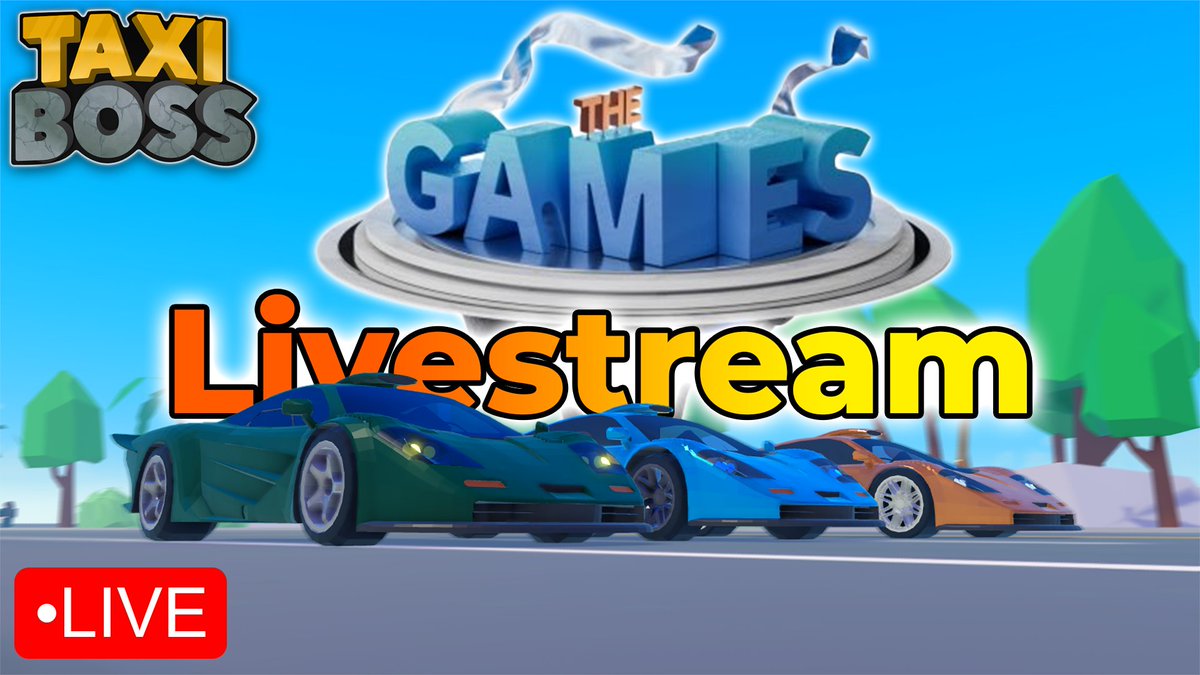 seeshizu's tweet photo. I will be playing Taxi Boss before Official Roblox The Games event begin!🗣️

This will be my longest livestream as I'll try completing The Games event in one sitting (400 badge btw).

Don't miss out on my livestream in tomorrow August 1st, 7:30 AM EST!!!🔥

#Roblox #RobloxGames https://t.co/zrrv1TcJcg