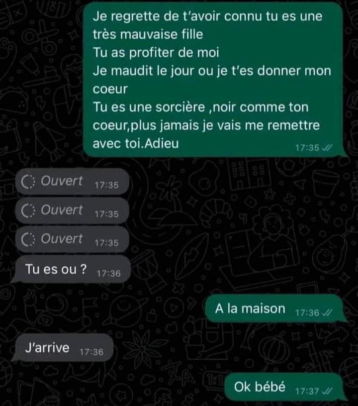 skymarsha's tweet photo. Je n’ai jamais vu un homme aussi faible 😂🤣 https://t.co/12WkVYOpx5