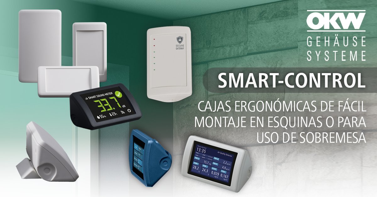 cenvalsa's tweet image. 🔊 SMART-CONTROL, las cajas con forma de cuña de @OKWGehaeuse diseñadas específicamente para instalarse en esquinas o como sobremesa en un ángulo ergonómico para el usuario. 

🔎 Solicite una muestra: okw.com/es/Cajas-plást…

SMART-CONTROL en #CENVALSA: cenval.es/1476-smart-con…