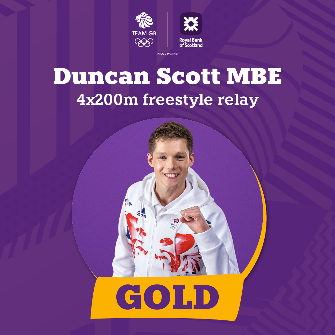 Huge congratulations to Duncan Scott and the team for an incredible win! @teamgb 🏊‍♂️ 🥇

#TomorrowBeginsToday #Swimming #Paris2024 #Olympics