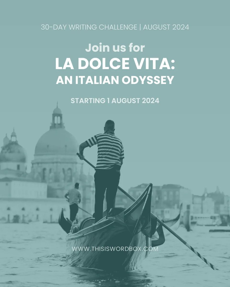 How would it feel to have 30 shiny new first drafts by the end of August? Come join the Wordbox summer writing challenge and find out! Suitable for all levels. Starts Thurs 1st August. Book your spot here: thisiswordbox.com/creative-writi…