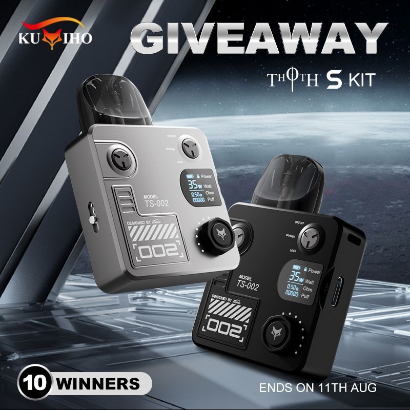 🌈🌈
🔝💯🔥Healthcabin ✖️ KUMIHO
==>KUMIHO THOTH S Giveaway💨

🎁Prize:
✅#kumihothoths

🍀10 winners
Ends on 11th Aug, 2024📆

Come join us and win it home for free~
>
Enter:👇
healthcabin.net/blog/kumiho-th…
>
#healthcabin #kumiho #thothspod #giveaway #vapegiveaway #vapewholesale #vape