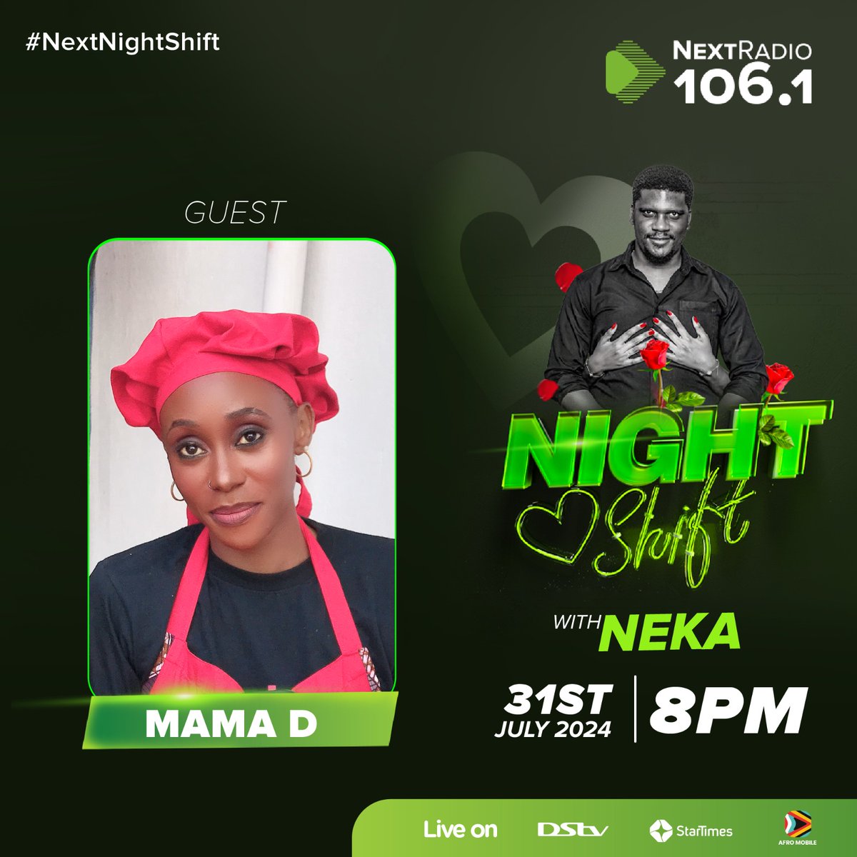 deejahn's tweet image. 👀  Today @SNekambuza will feast on @Mama_d256's insights 
#NextNightShift #SOW