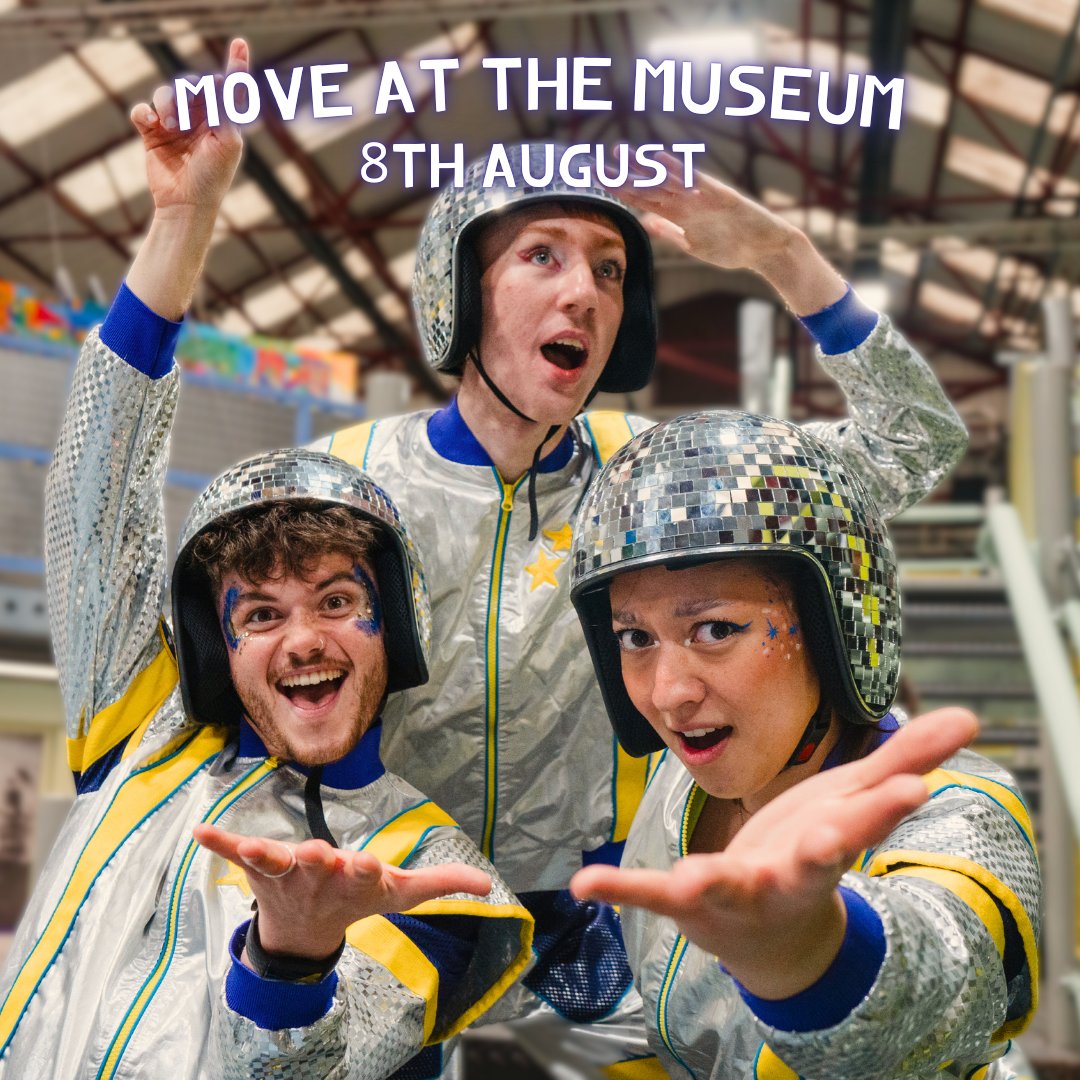The Astro Groovers are taking over @erewash_museum with You're Out of This World! 🏛️

We're excited to perform in a museum, one of our fave creative spaces. Join us on 8th Aug for an unforgettable Astro dance party! Thanks @foolsparadiseuk for the opportunity! 🙌🌟