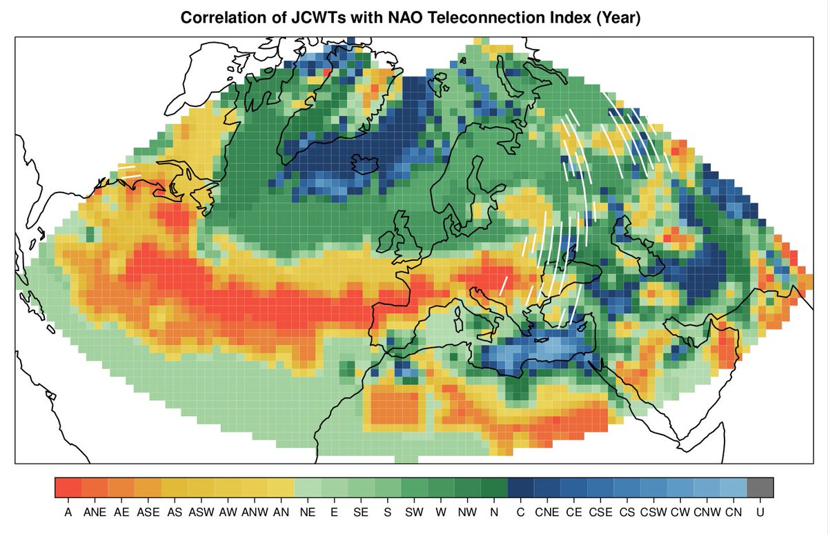Santander MetGroup (@santandermeteo) on Twitter photo ⚠️ NEW PAPER ALERT
🟢 PhD <a href="/juanferngran/">Juan A. Fdez</a> shows the potential of Jenkinson-Collison Weather Typing (JC-WT) classification in detecting the imprint of European teleconnection indices and blocking events on the regional near-surface circulation (NEXT)
🌐: doi.org/10.1002/joc.85… ⚠️ NEW PAPER ALERT
🟢 PhD <a href="/juanferngran/">Juan A. Fdez</a> shows the potential of Jenkinson-Collison Weather Typing (JC-WT) classification in detecting the imprint of European teleconnection indices and blocking events on the regional near-surface circulation (NEXT)
🌐: doi.org/10.1002/joc.85…