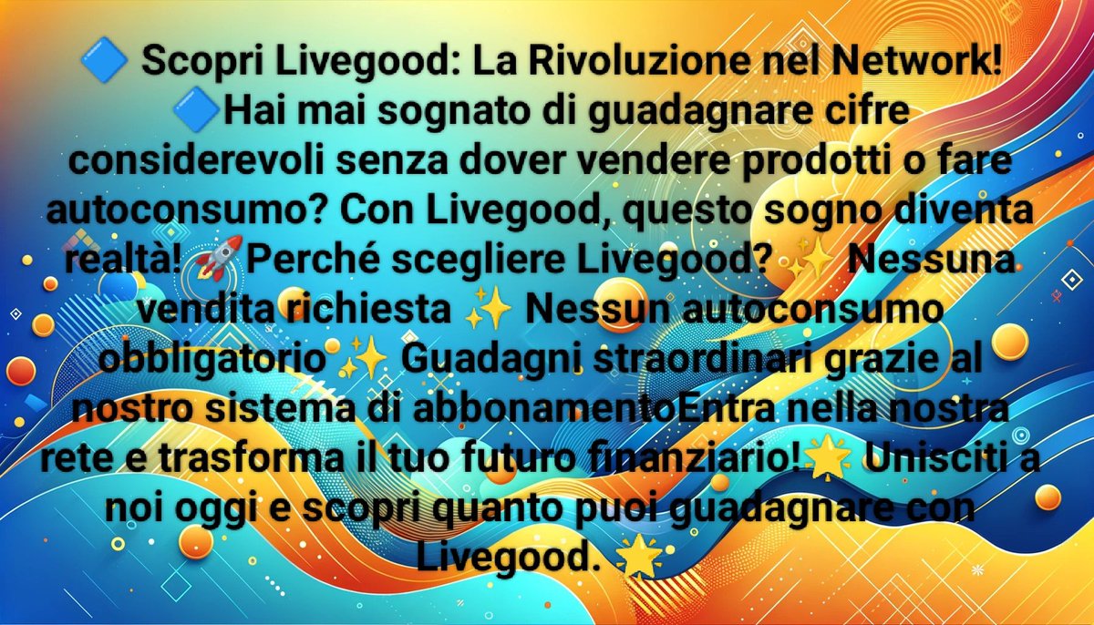 Non farti scappare questa occasione!
#lavorodacasa #lavorainvacanza #lavorodigitale
#lavoroonline