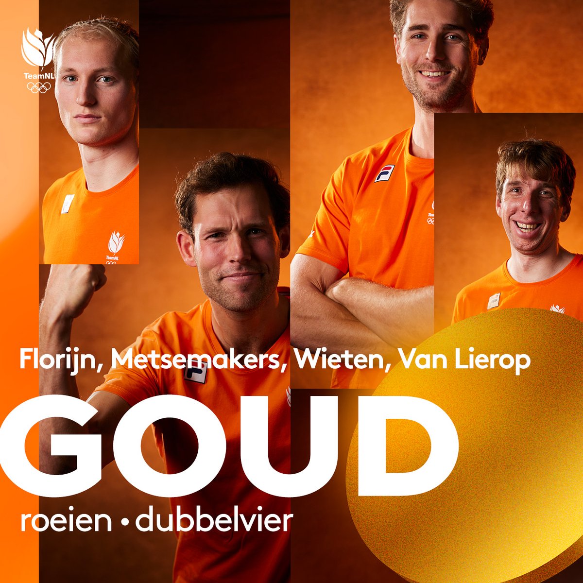 GOUD NUMMER 150 🥇 

De eerste Nederlandse roeiploeg ooit die hun olympische titel prolongeert 😱

#TeamNL | #Paris2024