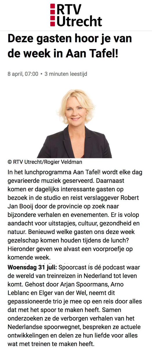 Zet om 13.00 uur je radio op <a href="/rtvutrecht/">RTV Utrecht</a>, want dan zijn wij te gast. Hoe leuk is dat! rtvutrecht.nl/omroep/3624916…