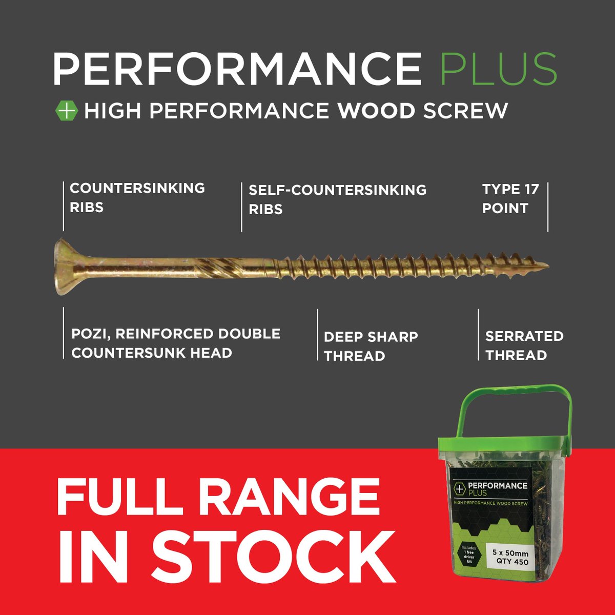 '''Looking for high performance screws? Look no further! Our top-quality screws are perfect for all your projects. #DIY #Construction 🛠️'''