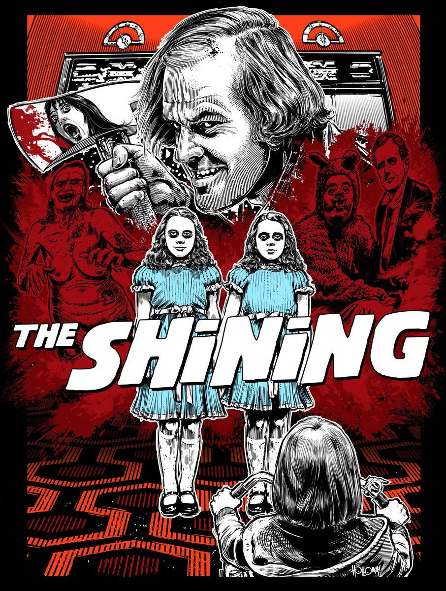 RetroReminiscer's tweet image. The Shining (1980) 
Art by Craig Holloway.