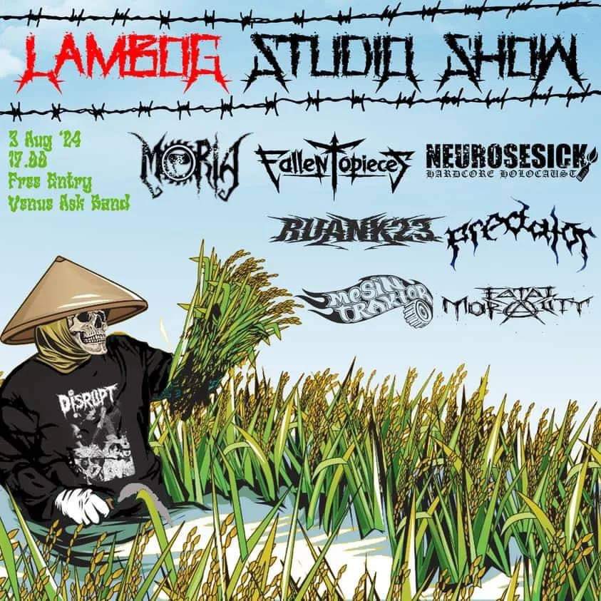 Lambog Studio Show
Gratis.

Venue Darkroom
(googling o)