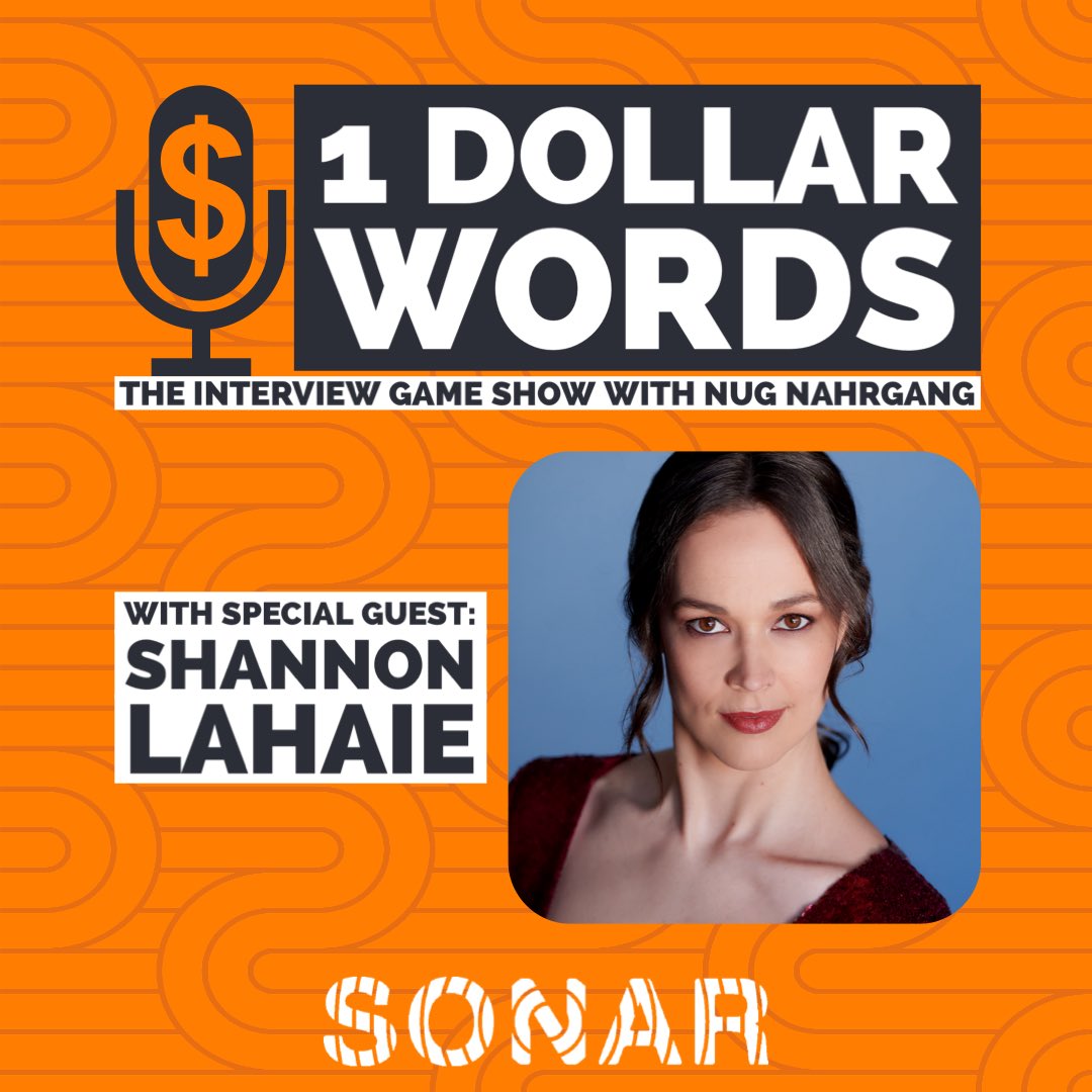 Nug Nahrgang (@nugnahrgang) on Twitter photo The new episode of One Dollar Words is now available and our guest/contestant is actor/improviser <a href="/ShannonLahaie/">Shannon Lahaie🐬</a> ! Subscribe and listen wherever you get your podcasts! Brought to you by <a href="/thesonarnetwork/">The Sonar Podcast Network 🎙</a>
thesonarnetwork.com/one-dollar-wor… The new episode of One Dollar Words is now available and our guest/contestant is actor/improviser <a href="/ShannonLahaie/">Shannon Lahaie🐬</a> ! Subscribe and listen wherever you get your podcasts! Brought to you by <a href="/thesonarnetwork/">The Sonar Podcast Network 🎙</a>
thesonarnetwork.com/one-dollar-wor…