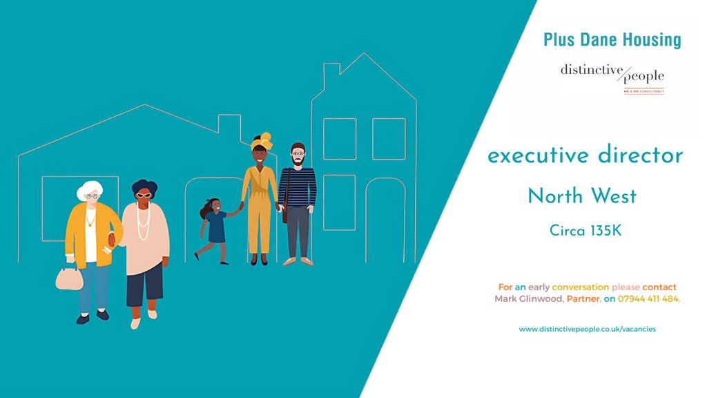 Distinctive People (@distinctivepeop) on Twitter photo Executive Director - Customer, Community & Homes at Plus Dane Housing - North West Opportunity - Salary circa £135k
The candidate pack can be accessed via bit.ly/3Sfmazf . For a confidential discussion contact <a href="/GlinwoodMark/">Mark Glinwood</a> on 07944411484
<a href="/DistinctivePeop/">Distinctive People</a> Executive Director - Customer, Community & Homes at Plus Dane Housing - North West Opportunity - Salary circa £135k
The candidate pack can be accessed via bit.ly/3Sfmazf . For a confidential discussion contact <a href="/GlinwoodMark/">Mark Glinwood</a> on 07944411484
<a href="/DistinctivePeop/">Distinctive People</a>