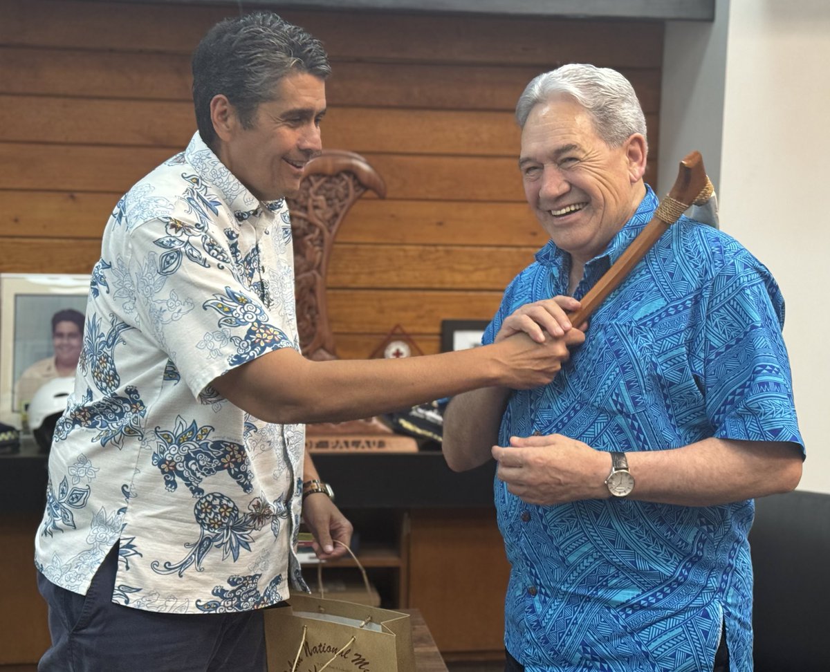 The New Zealand delegation’s trip to the North Pacific is coming to an end. 

“These face-to-face connections express our deep commitment to all our Pacific partners and are the only way we can truly understand the issues that matter to them,” Mr Peters says.

Thank you to the
