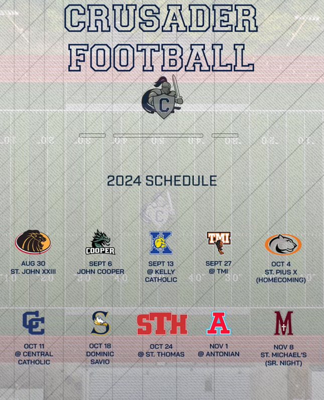 Senior season is here! Friday night lights return to Schroeder Stadium August 30th. Come support your Crusaders. It’s going to be a great year! <a href="/clhstxathletics/">Crusader Athletics</a> <a href="/WillieAmendola/">Willie Amendola</a> <a href="/Coach_EA31/">Eric Allen</a> <a href="/Mase11234/">Mason Dominy</a> <a href="/NoahCastillo24/">Noah Castillo</a> <a href="/CodyCutrer2026/">Cody Cutrer</a> <a href="/MalikLiberty17/">Malik Liberty</a> <a href="/1amd3vin/">Devin Scott</a> <a href="/NathanMuaka3/">Nathan Muaka (Nate)</a>